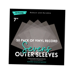 50 Pack of 7-inch Vinyl Record Outer Sleeves for 45 RPM Records